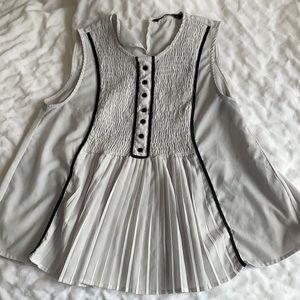 Tuxedo Style Zara Top